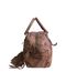 Natural Cervo Patch Bauletto Fringe Bag, bottom view